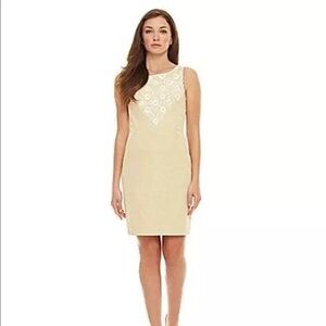 Antonio Melani Carys Papyrus tan sheath dress